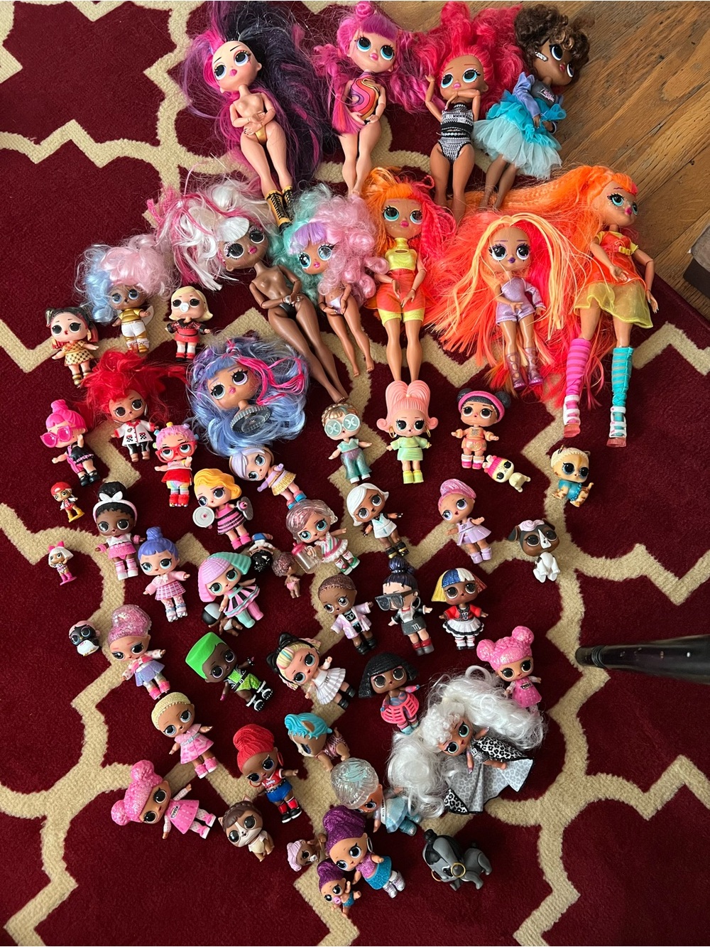 L.O.L. Surprise! Dolls Lot – Pink, Orange, Purple, Blue, White, Black